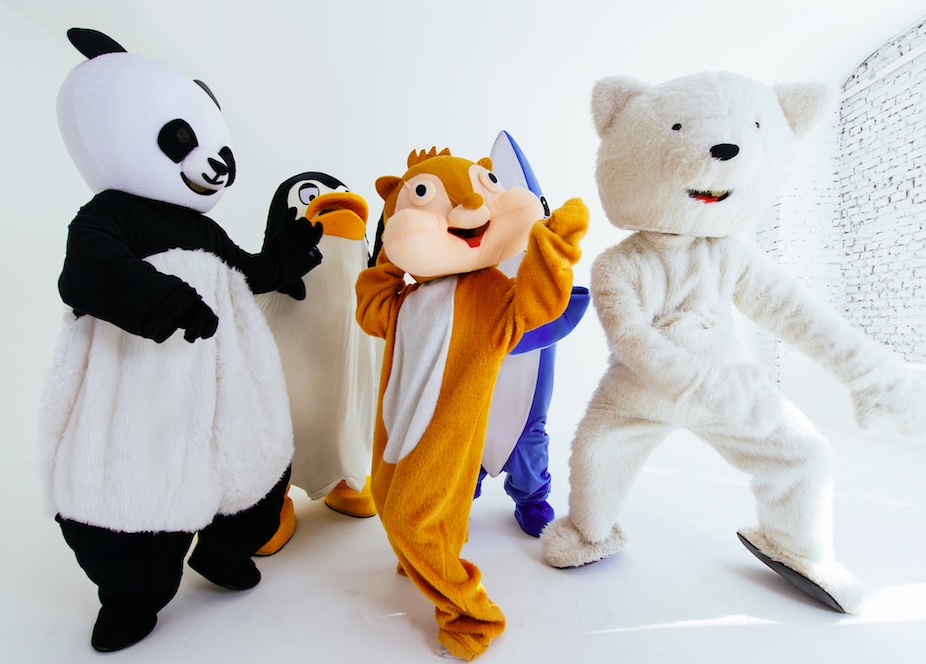 Mascot costume cleaning